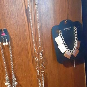 Gold and silver link necklace